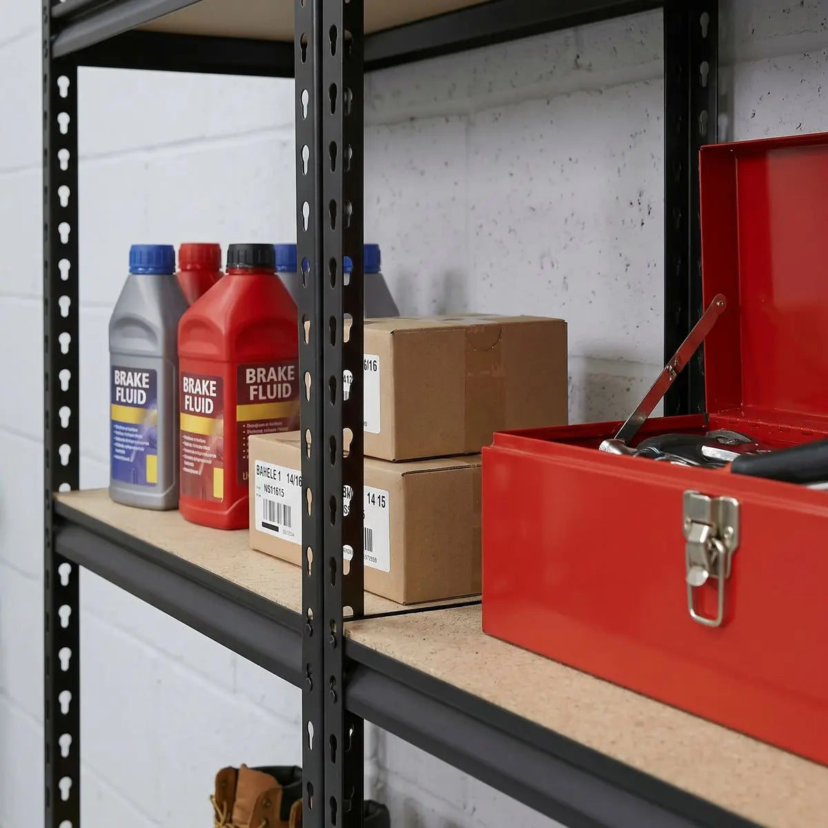 Sealey Racking Unit with 5 Shelves 340kg Capacity Per Level - Set of 3 White Rose Tools