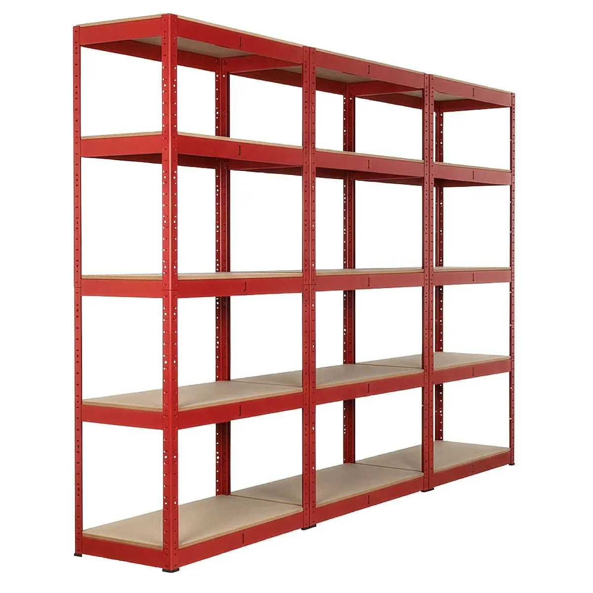 Sealey Racking Unit with 5 Shelves 350kg Capacity Per Level - Set of 3 White Rose Tools