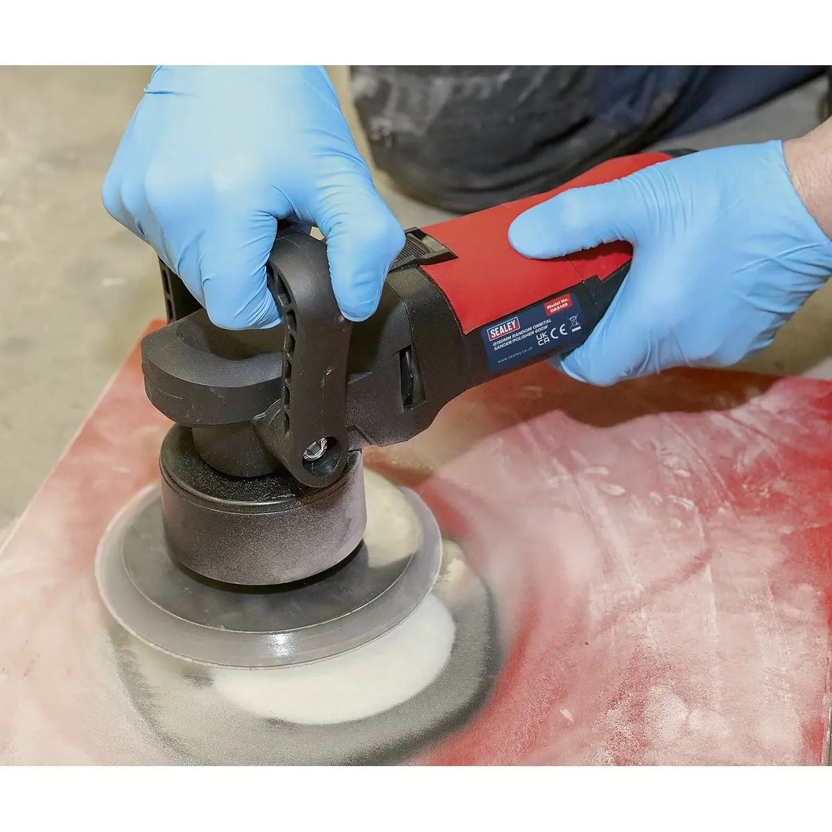 Sealey Random Orbital Dual Action Sander/Polisher Ø150mm 600W/230V