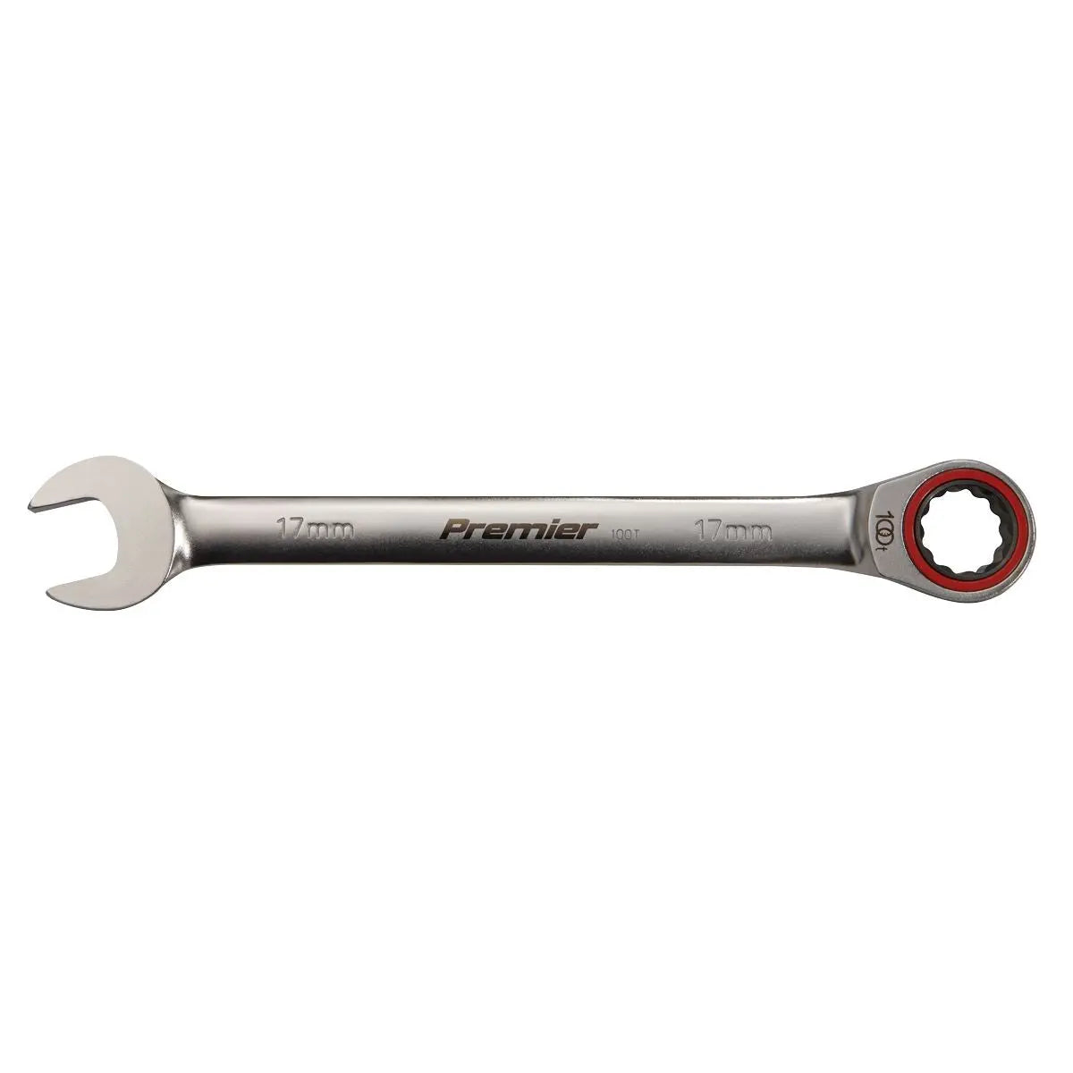 Sealey Ratchet Combination Spanner Set 12 Piece 8-19mm 100 Tooth Premier