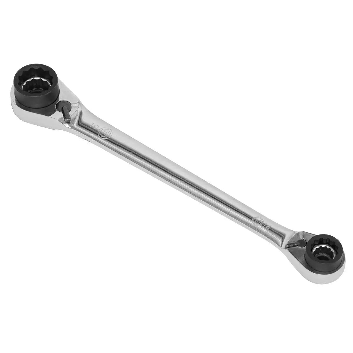 Sealey Ratchet Ring Spanner 8 in 1 Reversible 8-19mm 90 Tooth WallDrive Rings