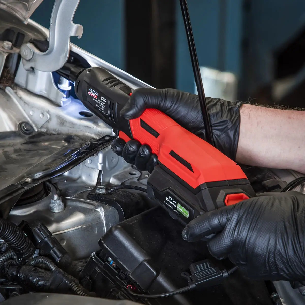 Sealey Ratchet Wrench 20V SV20 Series 3/8"Sq Drive 60Nm - Body Only