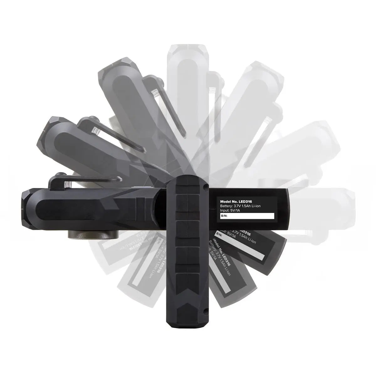 Sealey Rechargeable 3-in-1 Inspection Light 5W COB & 3W SMD LED White Rose Tools