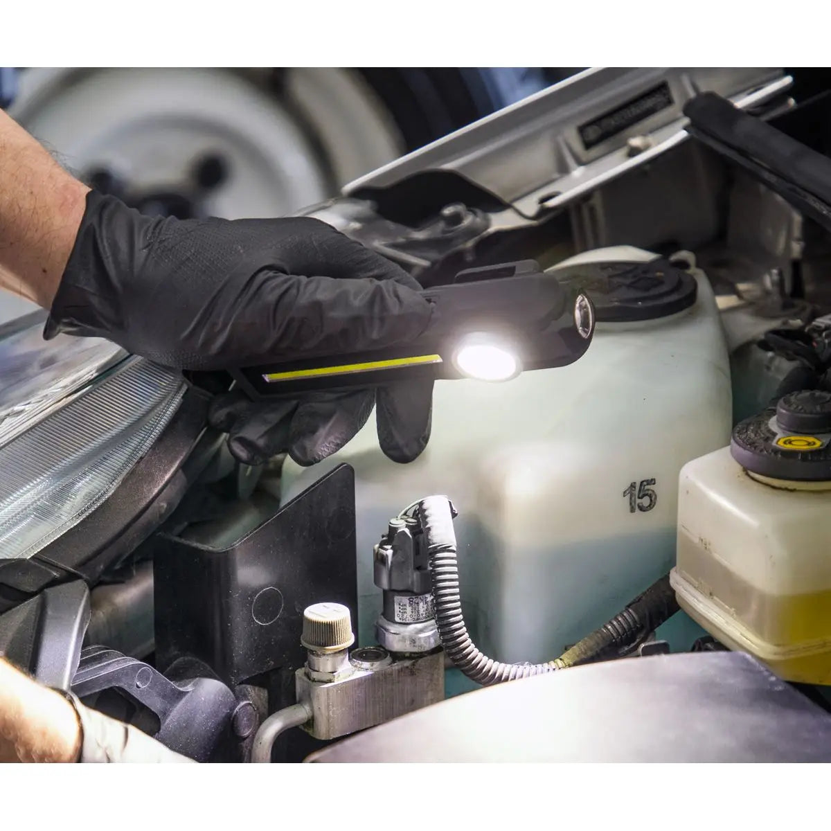 Sealey Rechargeable 3-in-1 Inspection Light 5W COB & 3W SMD LED White Rose Tools