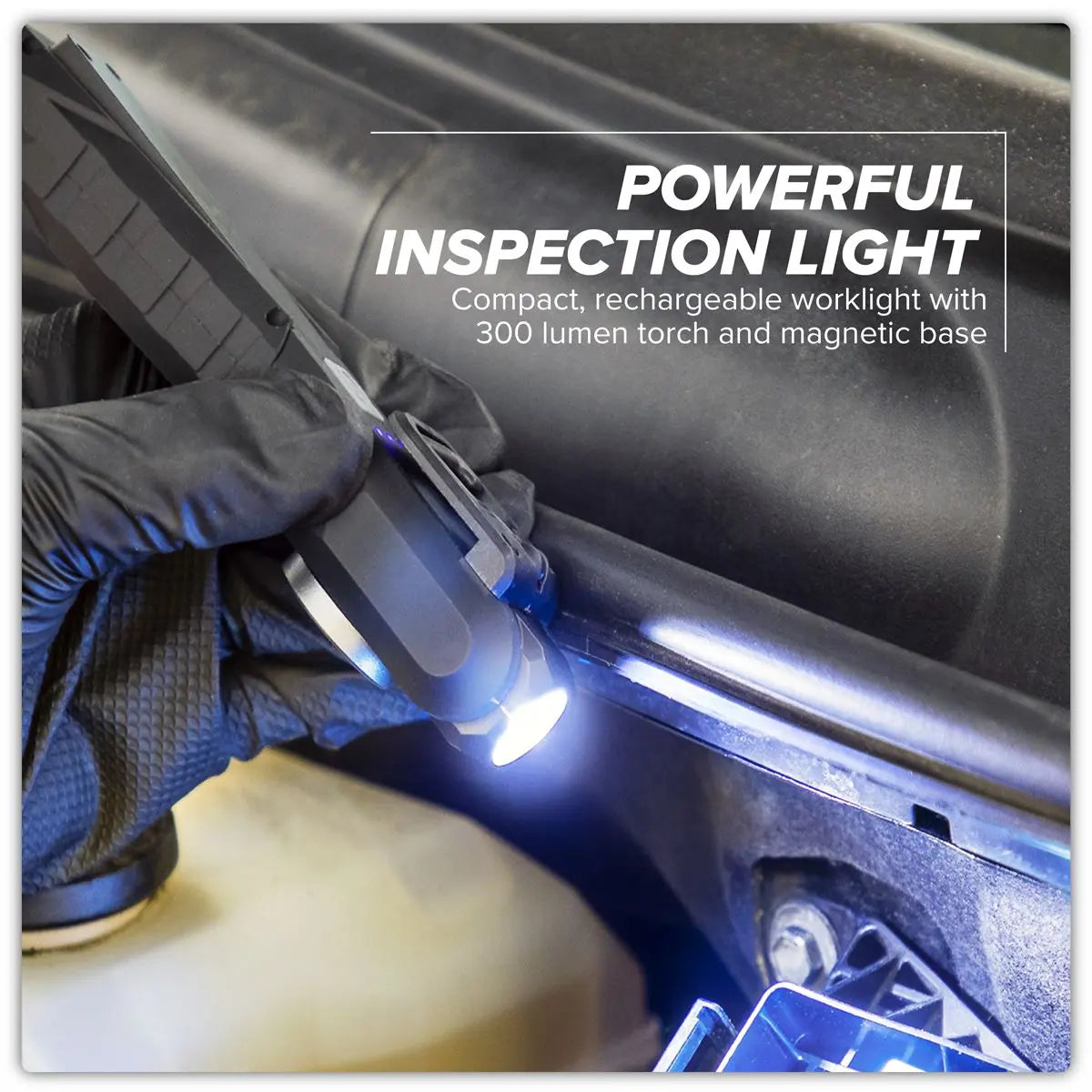 Sealey Rechargeable 3-in-1 Inspection Light 5W COB & 3W SMD LED White Rose Tools