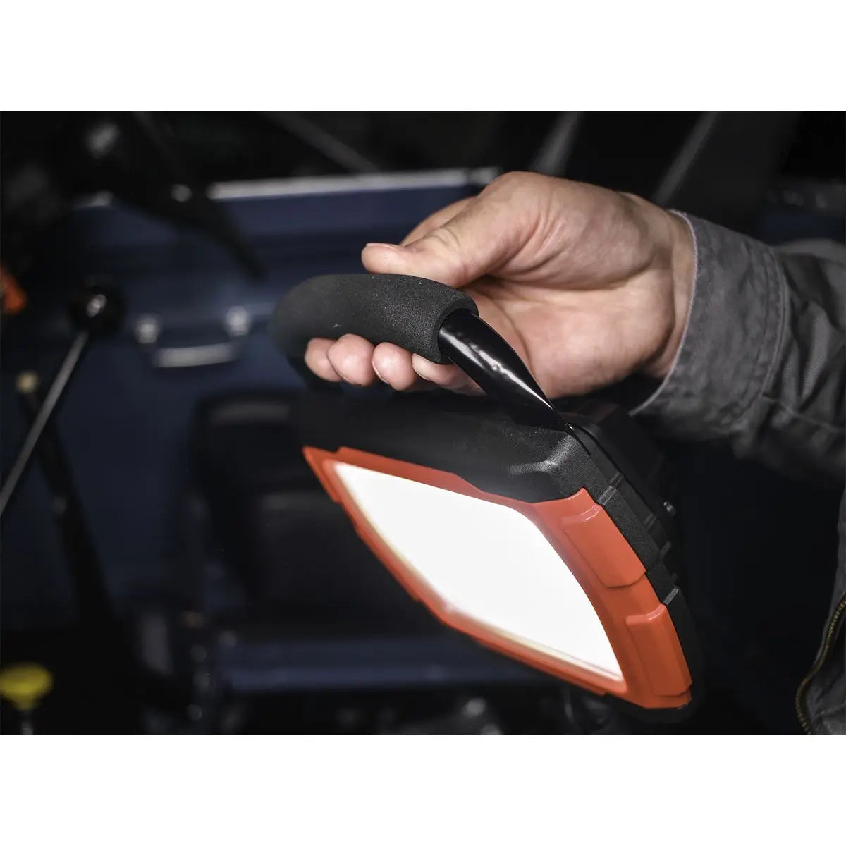 Sealey Rechargeable 360° Floodlight 36W SMD LED Portable Red Lithium-ion