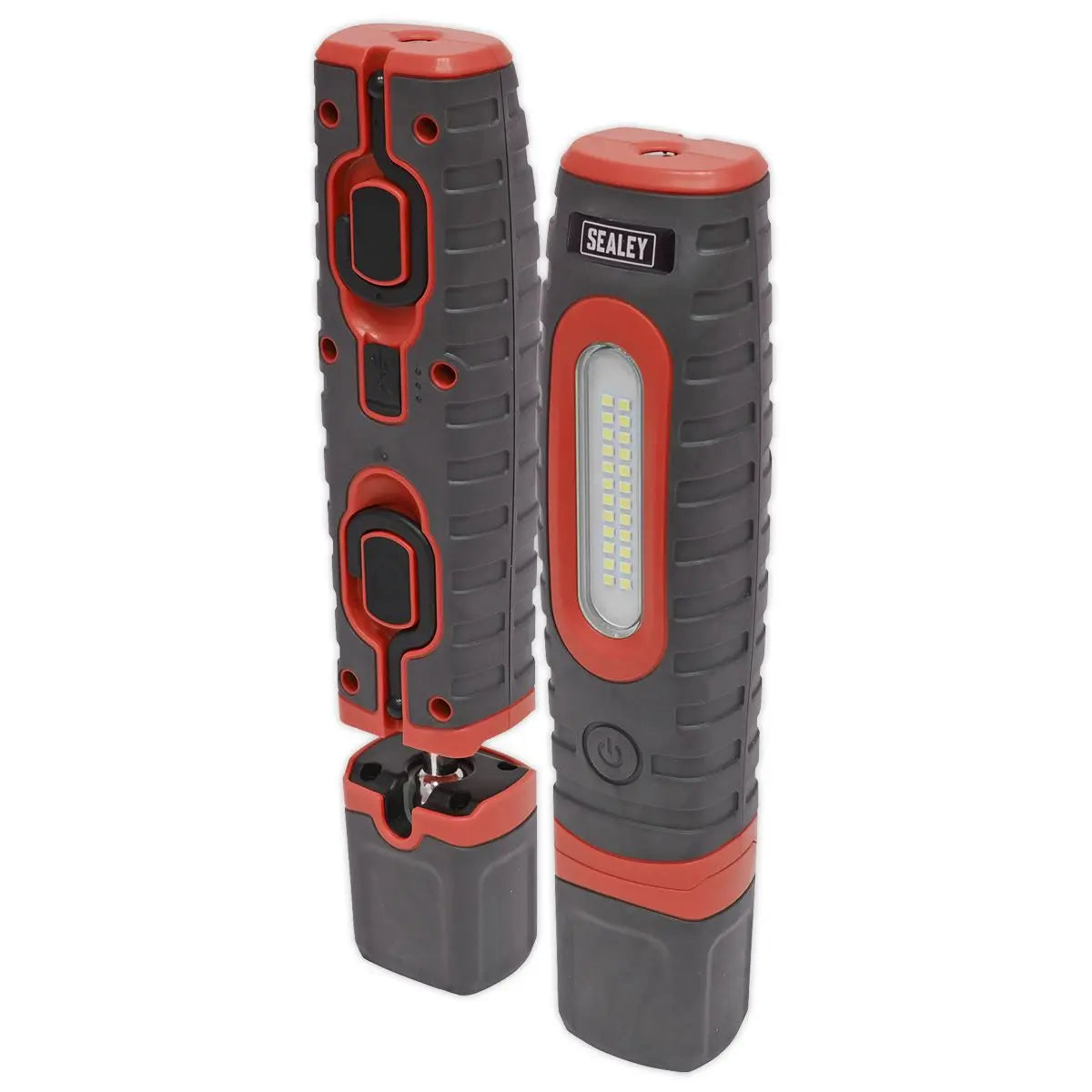 Sealey Rechargeable 360° Inspection Lamp 24 SMD LED + 3W LED Red 1000 Lumens White Rose Tools