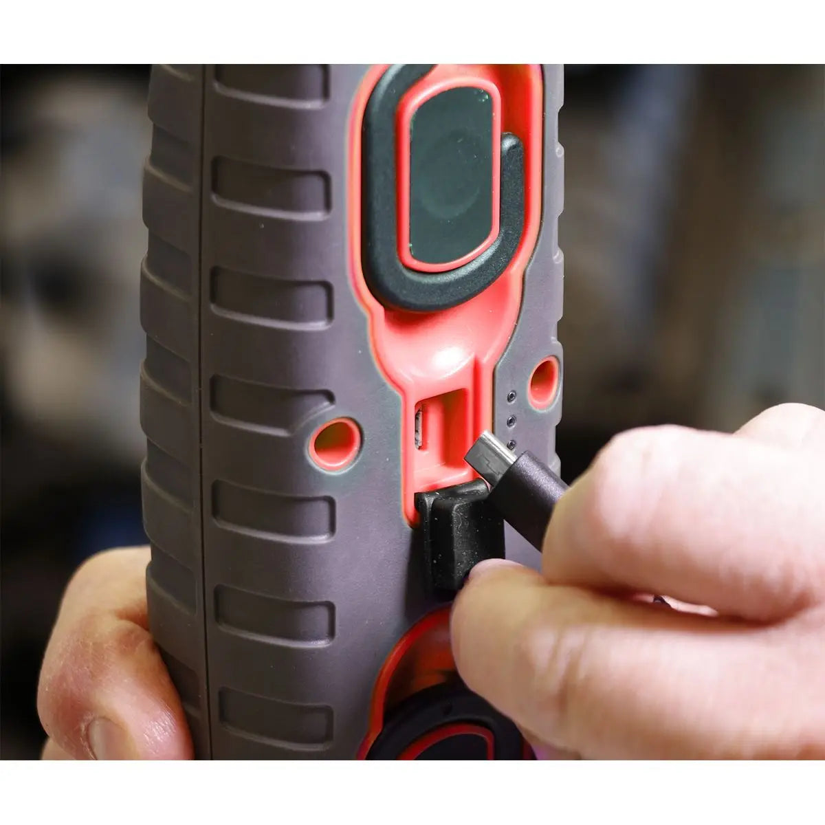 Sealey Rechargeable 360° Inspection Lamp 24 SMD LED + 3W LED Red 1000 Lumens White Rose Tools