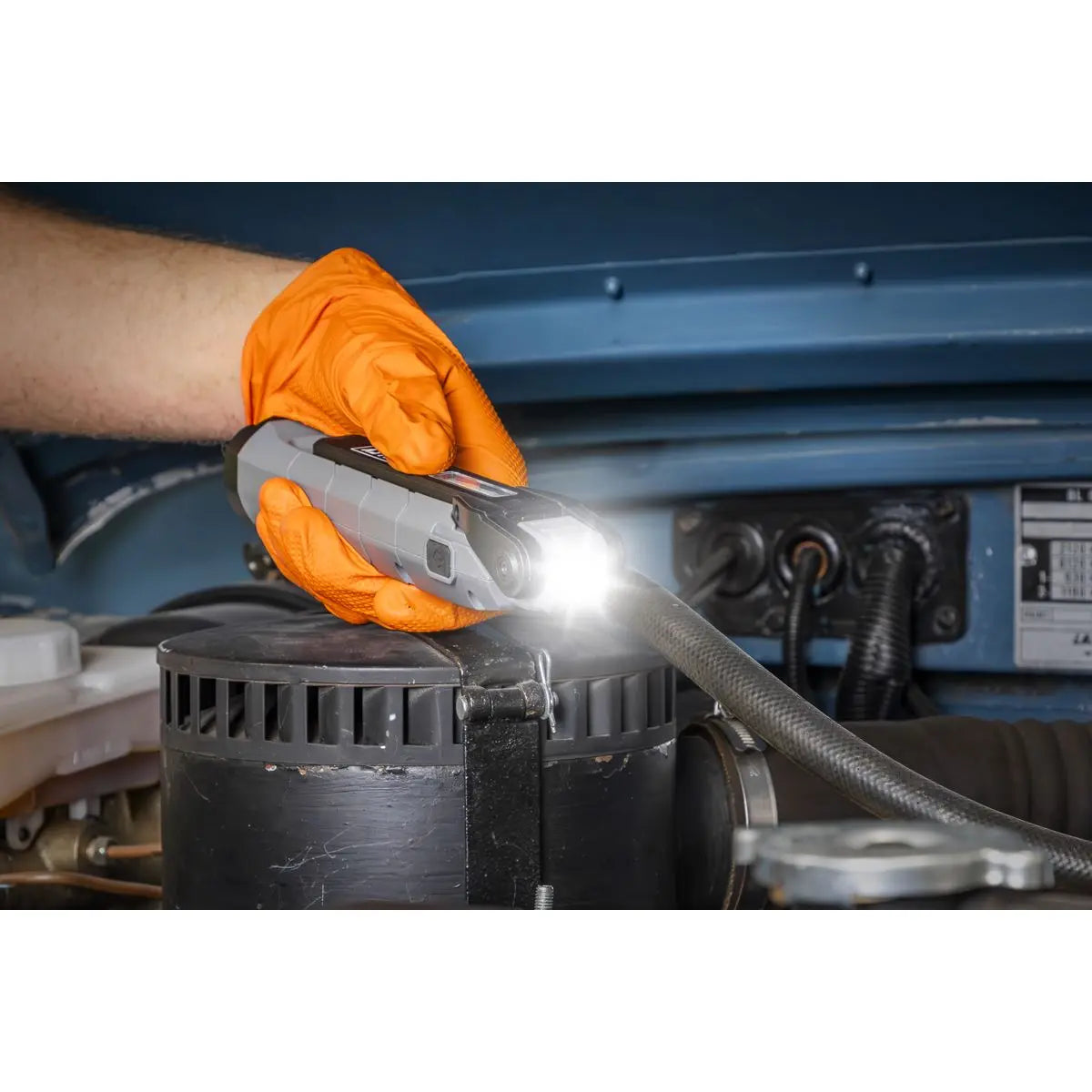 Sealey Rechargeable 360° Inspection Light 10W & 2 x 4W SMD LED Grey White Rose Tools