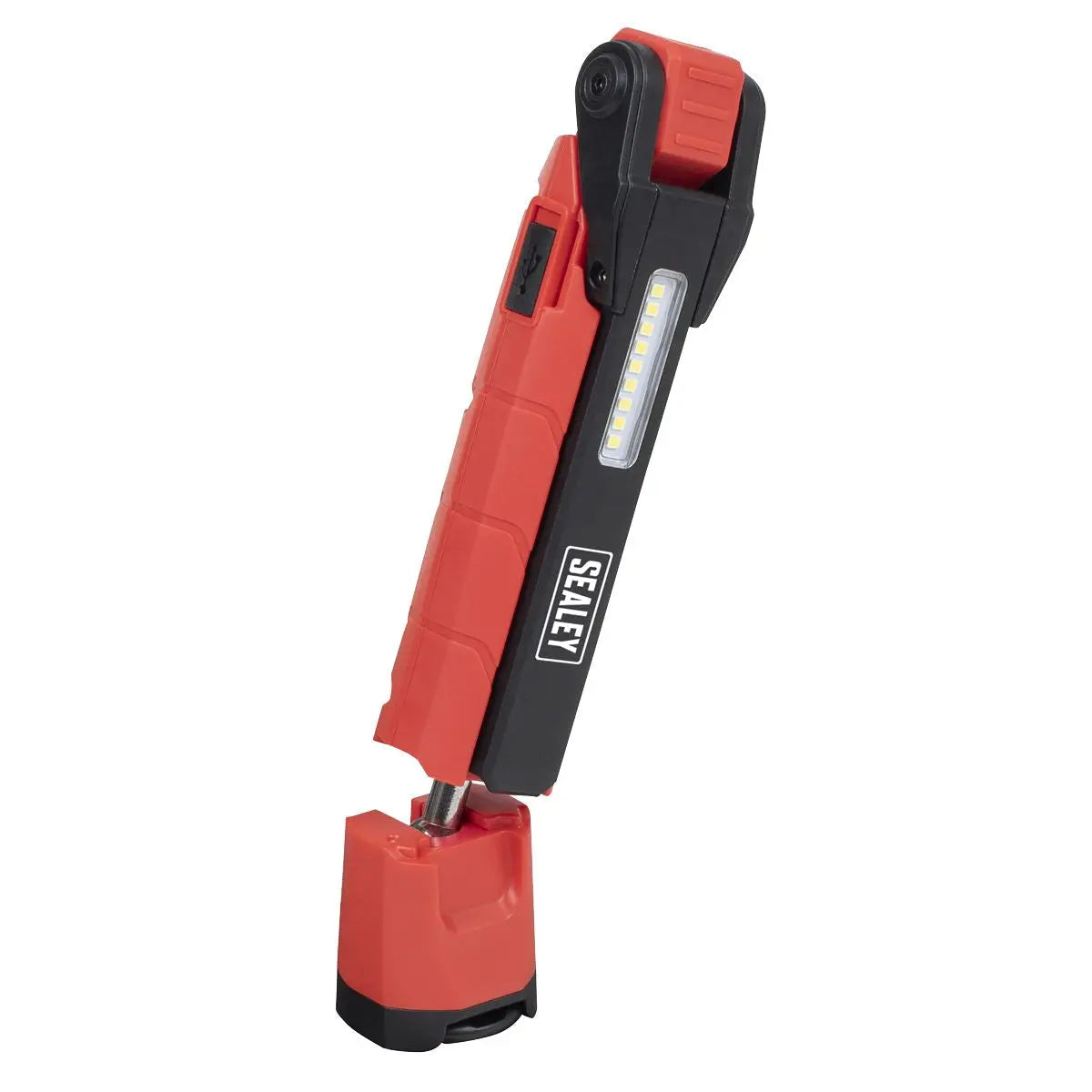 Sealey Rechargeable 360° Inspection Light 10W & 2 x 4W SMD LED Red White Rose Tools