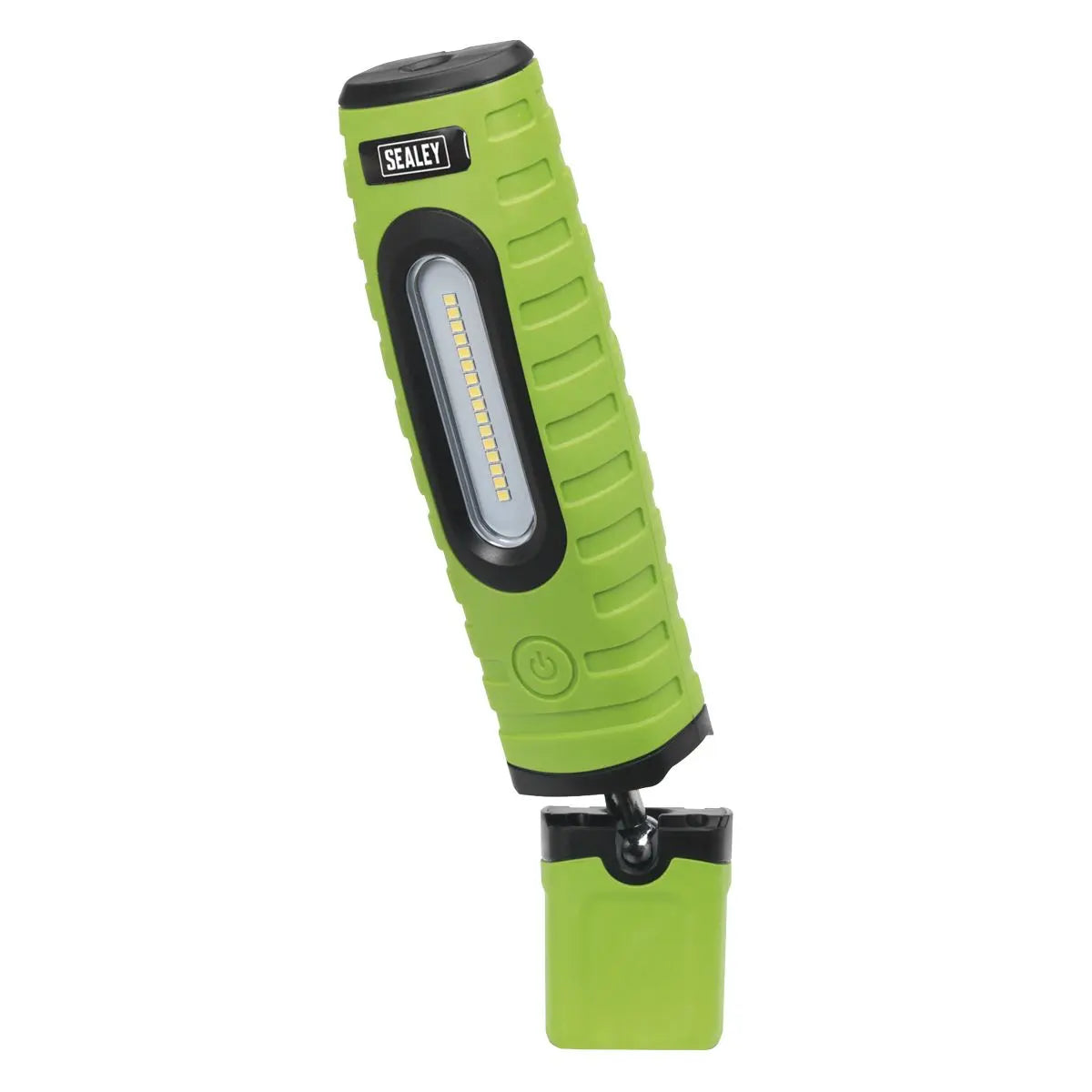 Sealey Rechargeable 360° Inspection Light 10W & 3W SMD LED Green 2 x Lithium-ion