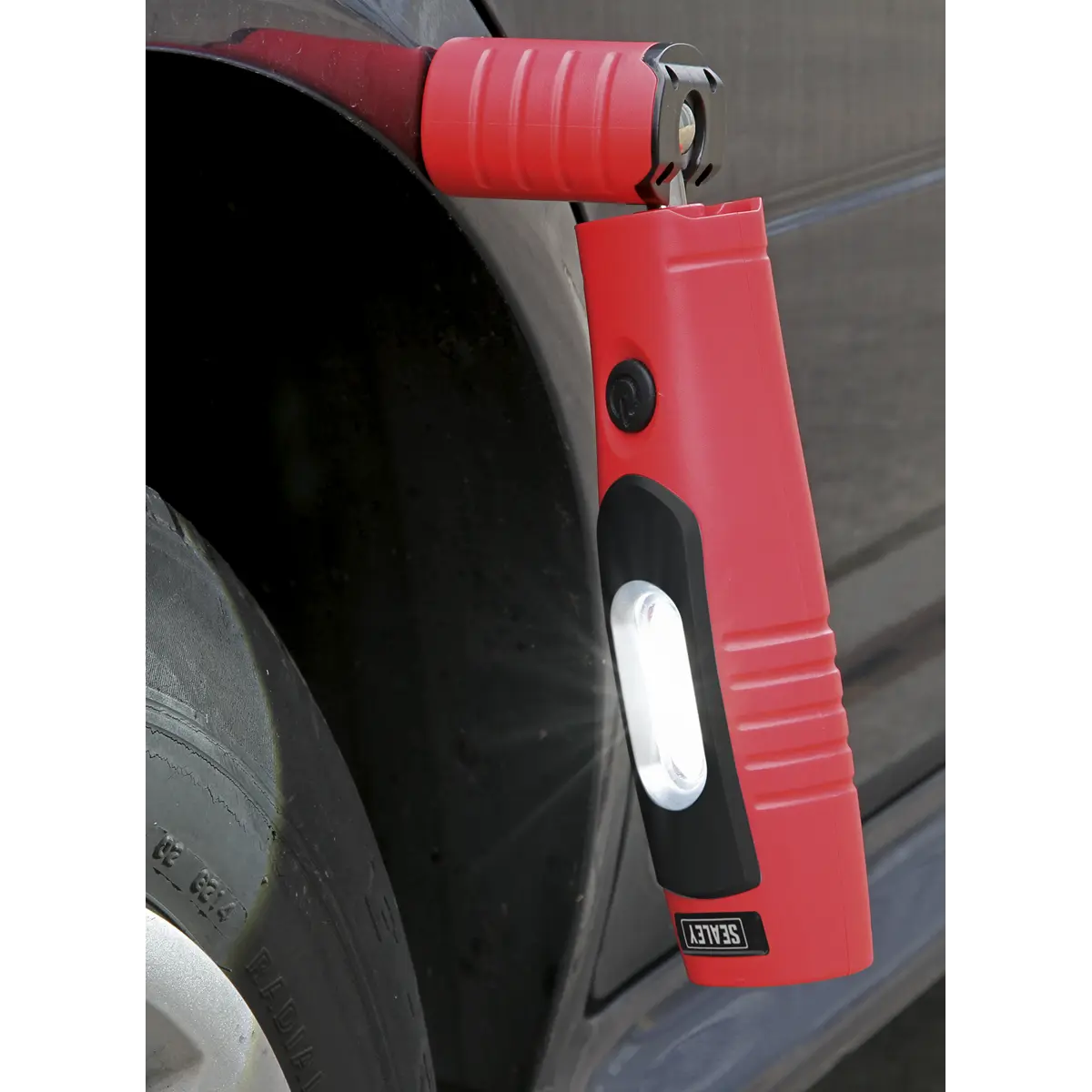 Sealey Rechargeable 360° Inspection Light 4W & 3W SMD LED - Red White Rose Tools