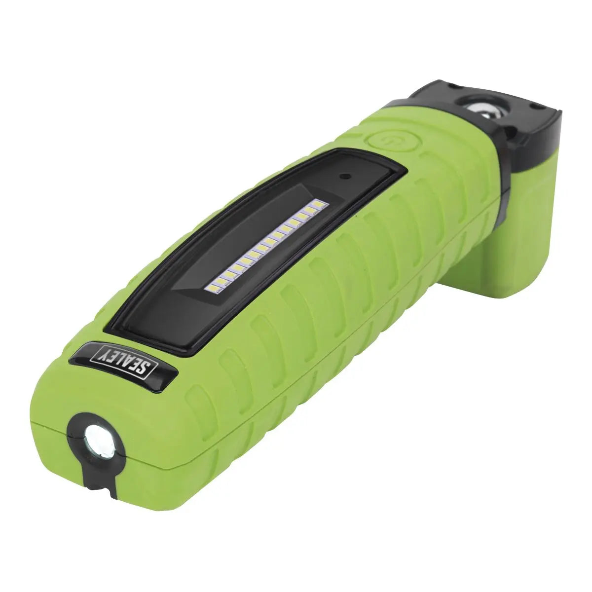 Sealey Rechargeable 360° Inspection Light 8W & 3W SMD LED - Green White Rose Tools
