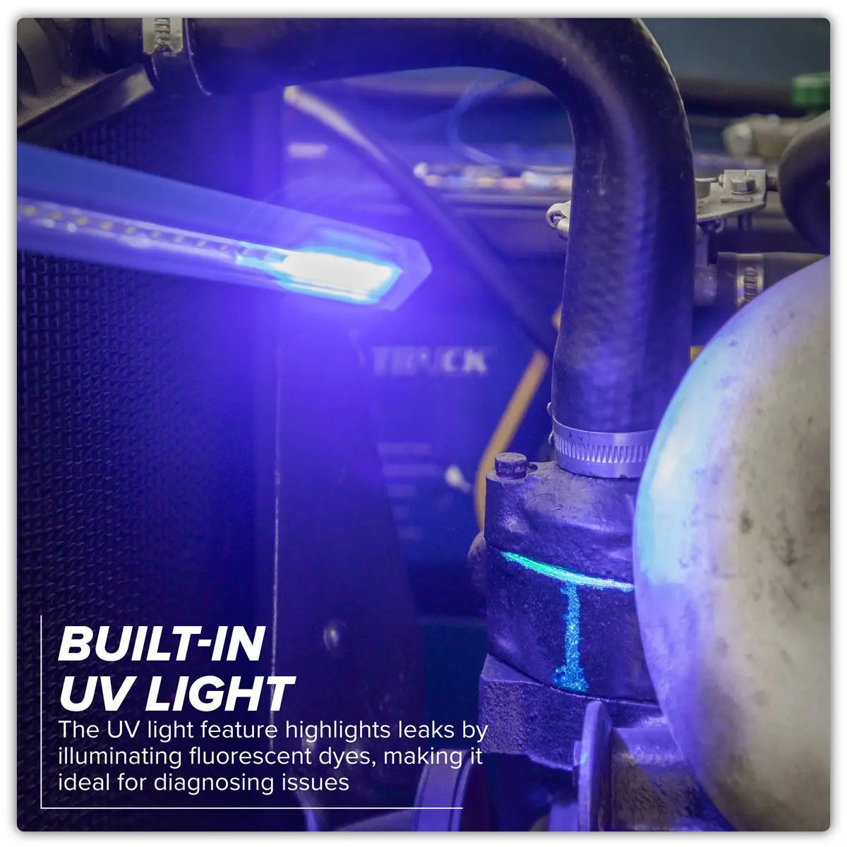 Sealey Rechargeable 360° Slim Inspection Light 8W & 1W SMD LED& UV Light Black Lithium-ion White Rose Tools