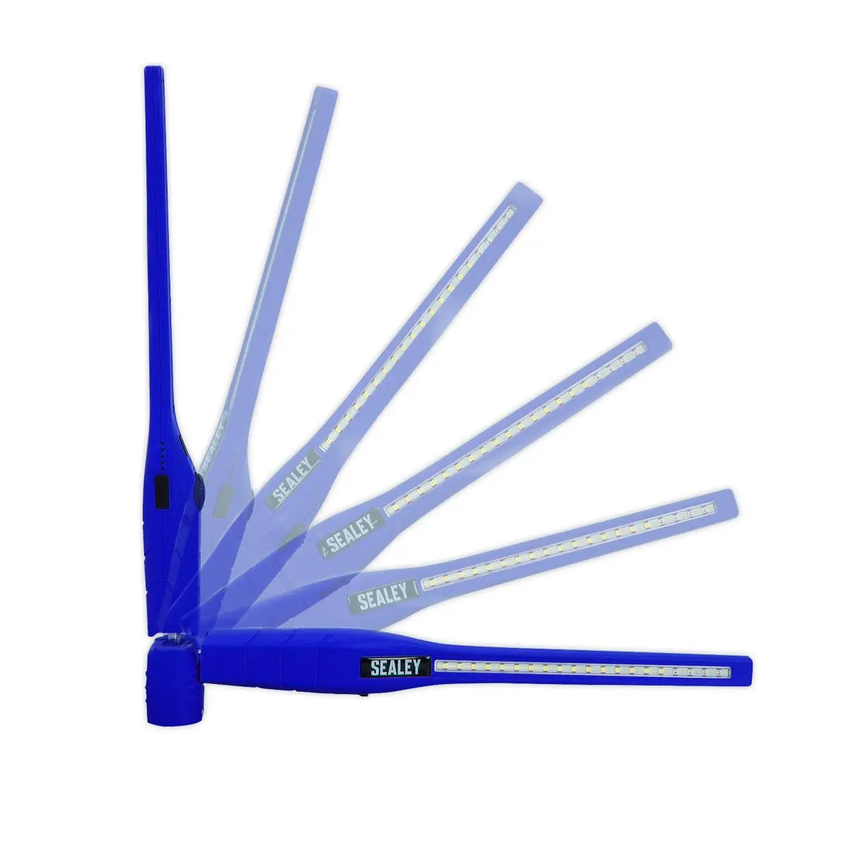 Sealey Rechargeable 360° Slim Inspection Light 8W & 1W SMD LED& UV Light Black Lithium-ion White Rose Tools