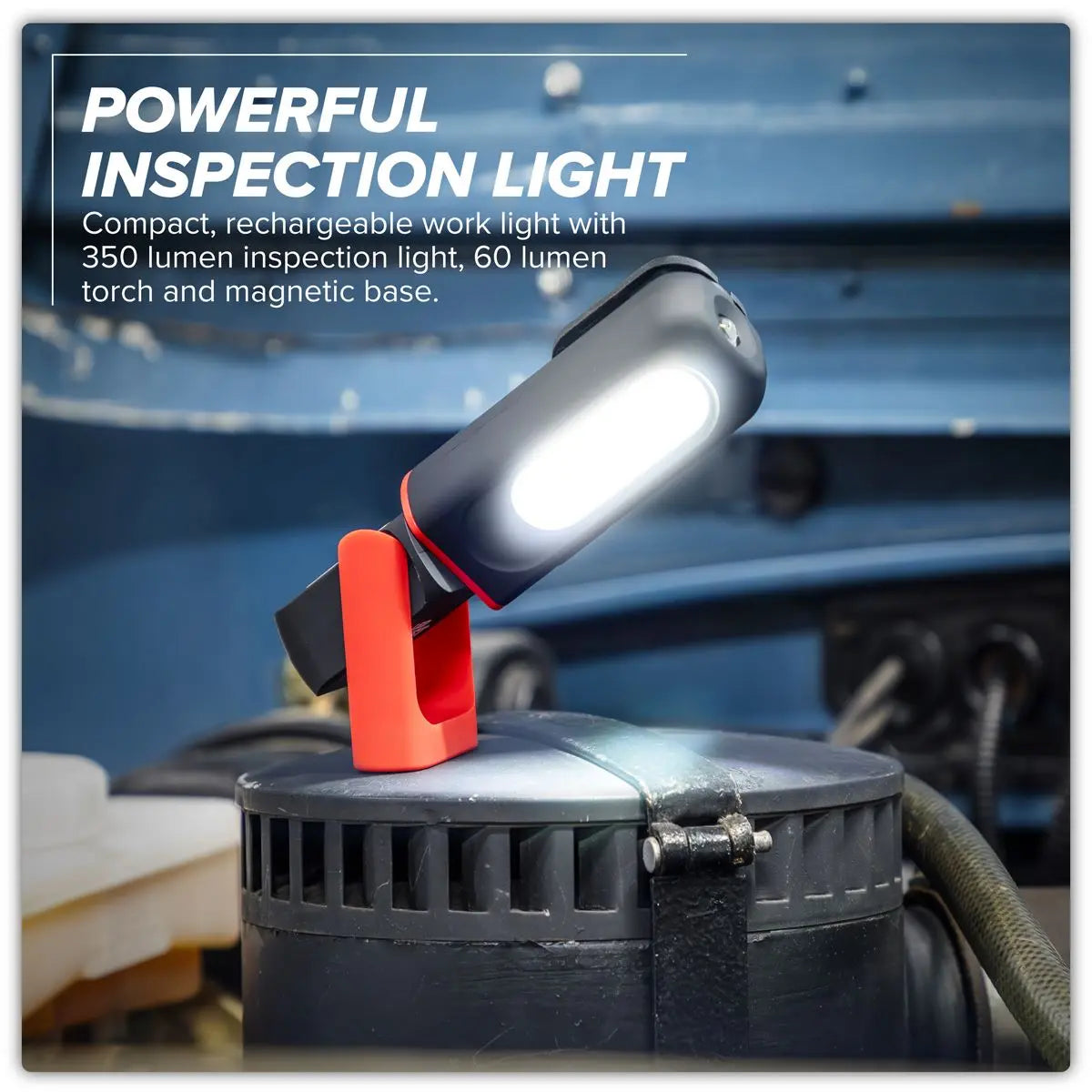 Sealey Rechargeable 3W COB & 3W SMD LED Inspection Light White Rose Tools