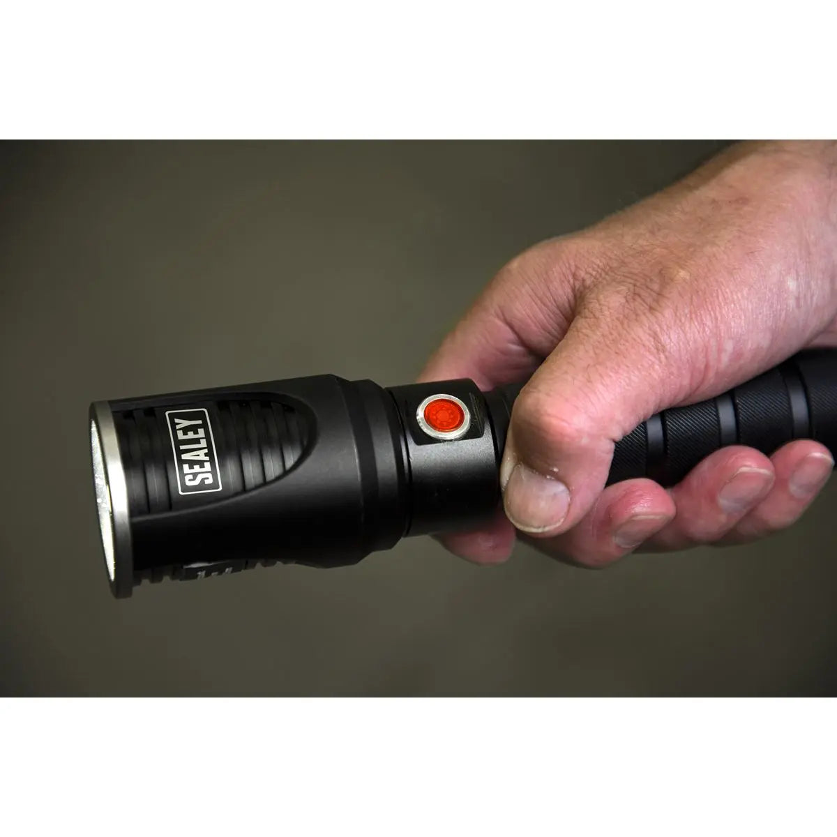 Sealey Rechargeable Aluminium Torch with Adjustable Focus 10W SMD LED White Rose Tools