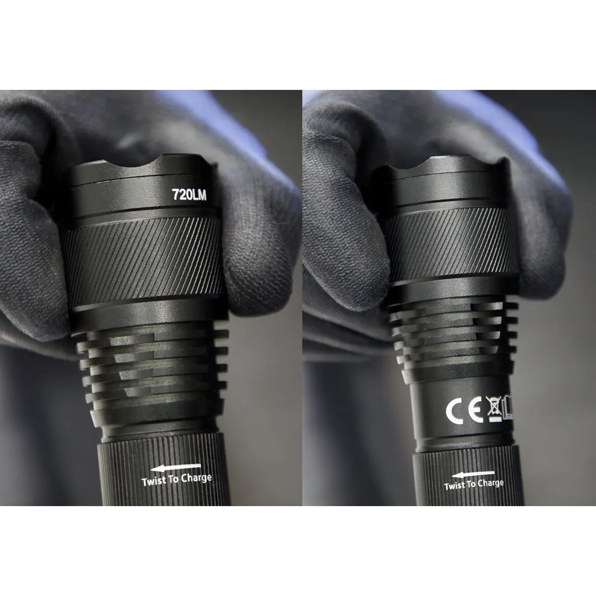 Sealey Rechargeable Aluminium Torch with Adjustable Focus 10W SMD LED White Rose Tools