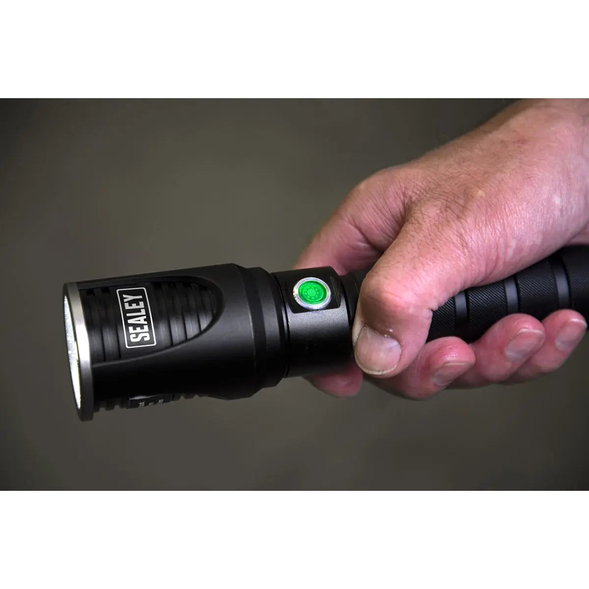 Sealey Rechargeable Aluminium Torch with Adjustable Focus 5W SMD LED White Rose Tools