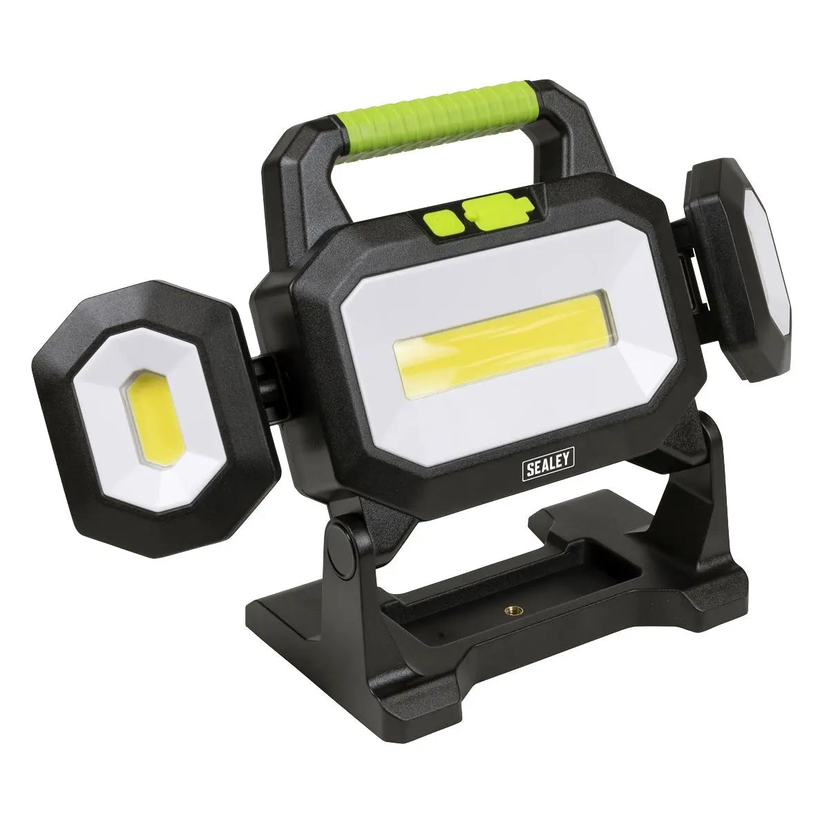 Sealey Rechargeable Flexible Floodlight 31W & 26W COB LED White Rose Tools