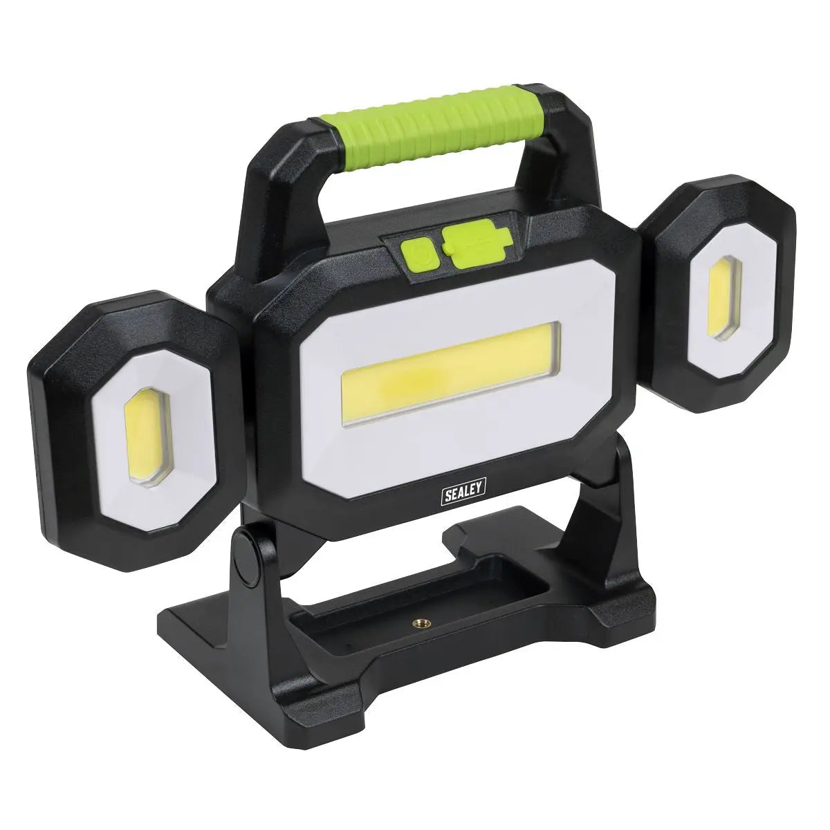 Sealey Rechargeable Flexible Floodlight 31W & 26W COB LED White Rose Tools