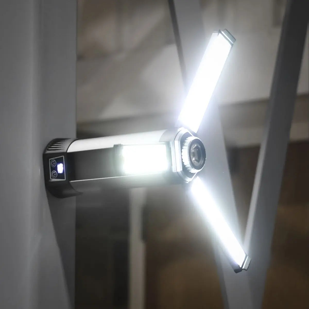 Sealey Rechargeable Flexible Floodlight with Tripod 24W COB LED & 5W SMD LED White Rose Tools