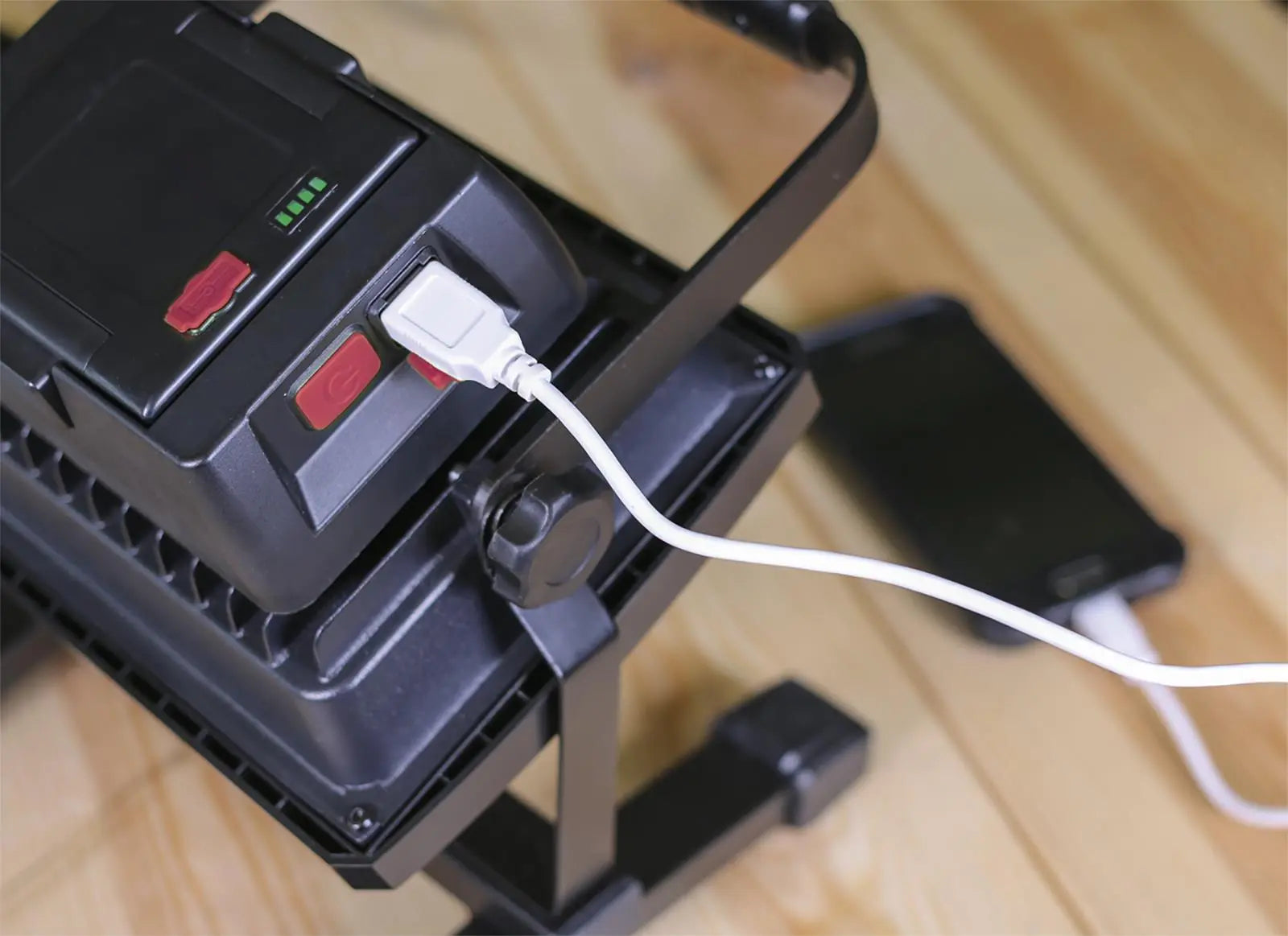 Sealey Rechargeable Floodlight 20W SMD Extra Battery 1400 Lumens Site Light