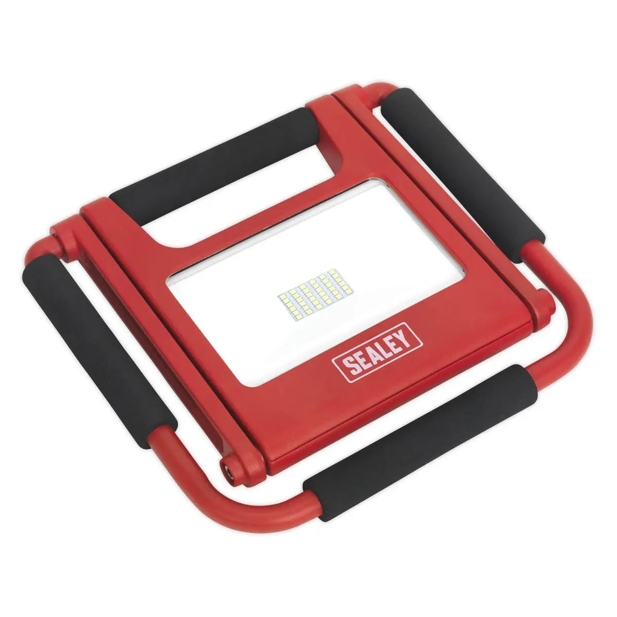 Sealey Rechargeable Fold Flat Floodlight 20W SMD LED Lithium-ion White Rose Tools