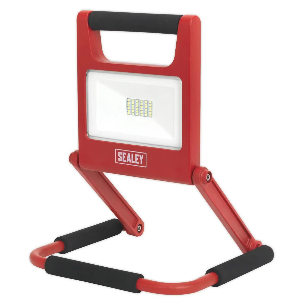 Sealey Rechargeable Fold Flat Floodlight 20W SMD LED Lithium-ion White Rose Tools