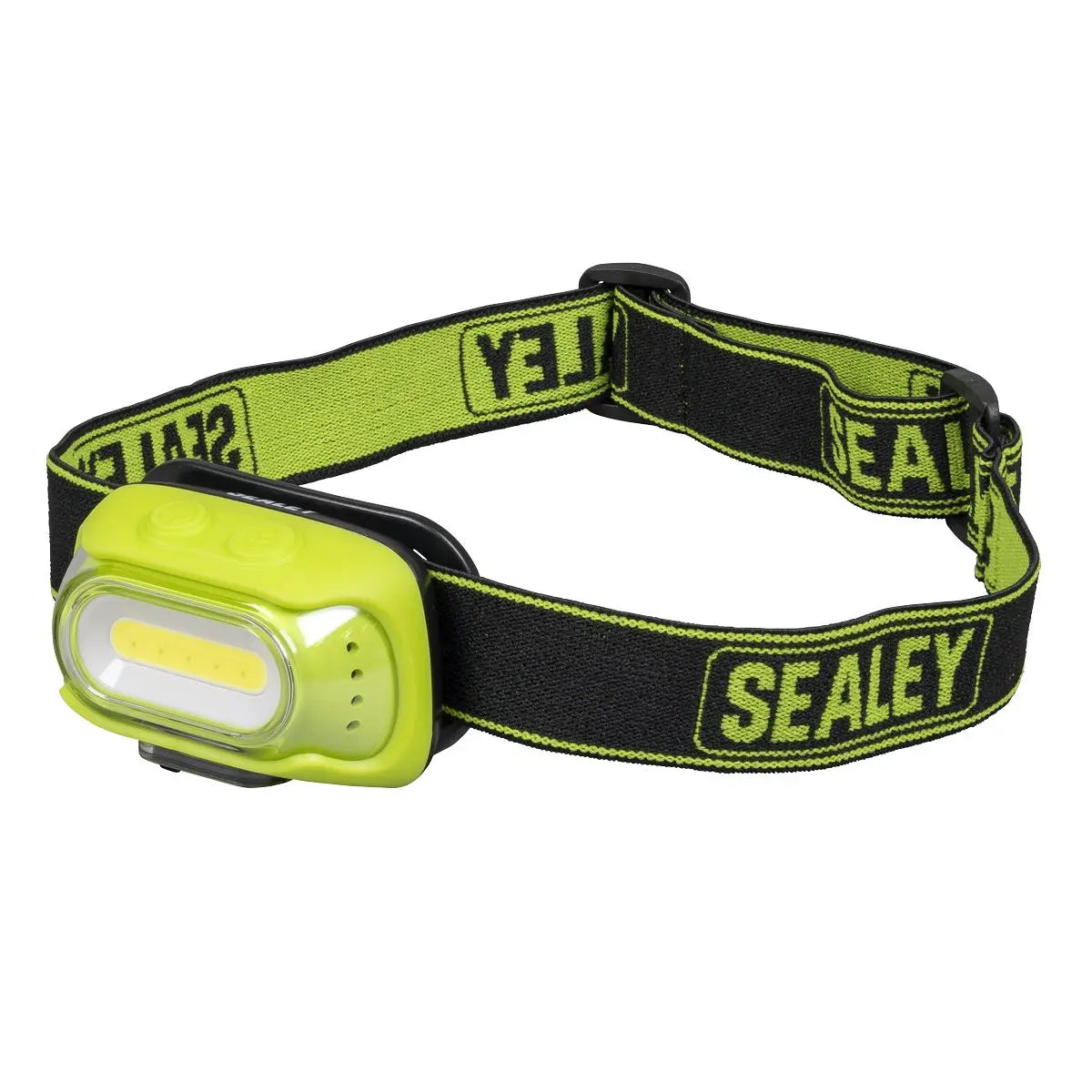 Sealey Rechargeable Head Torch with Auto-Sensor 8W COB LED - Green White Rose Tools
