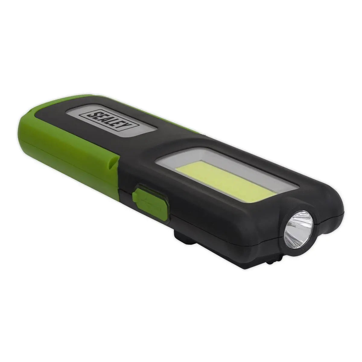 Sealey Rechargeable Inspection Light 5W COB & 3W SMD LED with Power Bank - Green