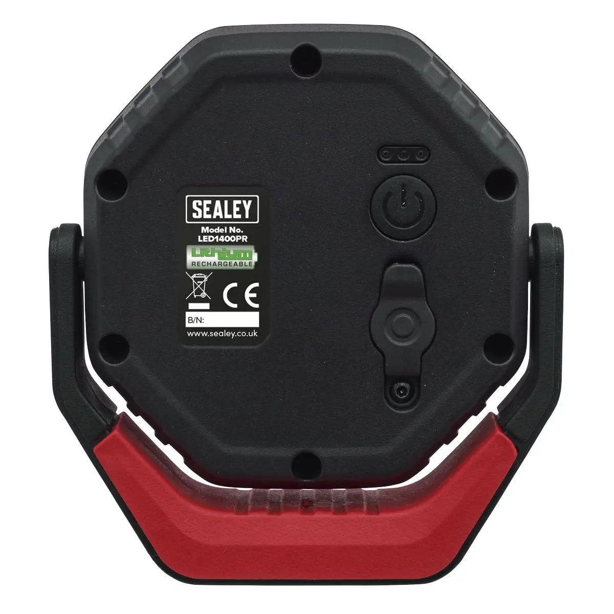 Sealey Rechargeable Pocket Floodlight with Magnet 360° 14W COB LED - Red