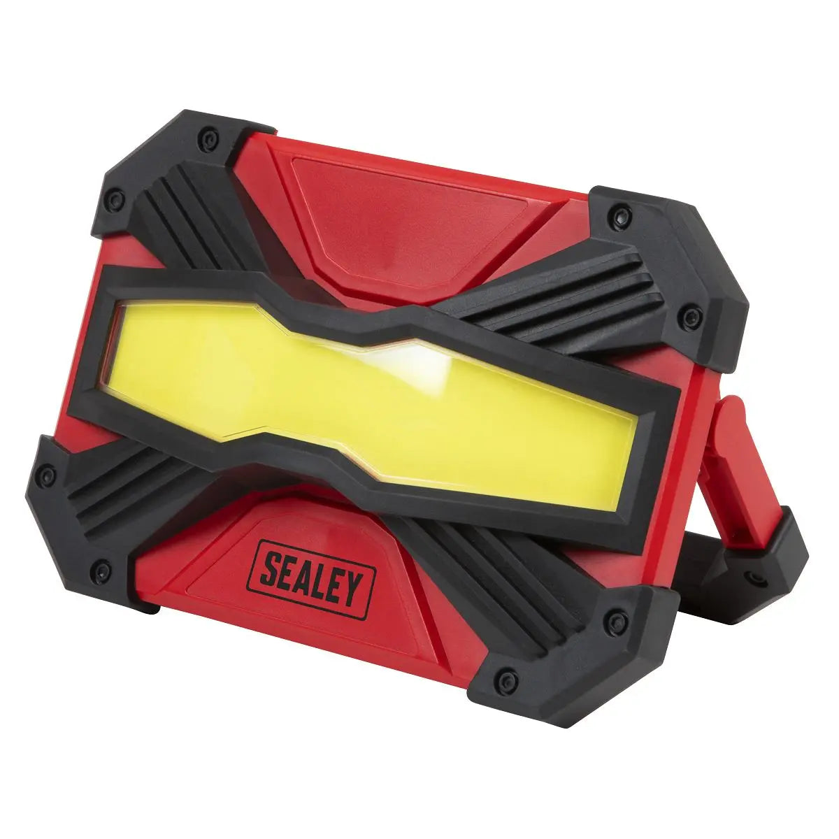 Sealey Rechargeable Portable Floodlight & Power Bank 30W COB LED White Rose Tools