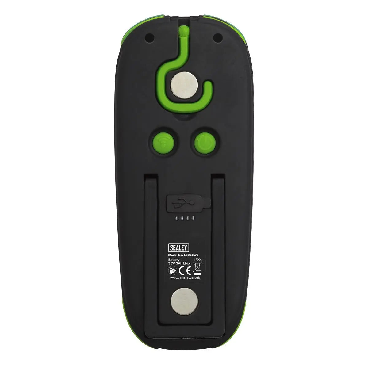 Sealey Rechargeable Torch with Wireless Speaker 10W COB LED - Display Box of 10