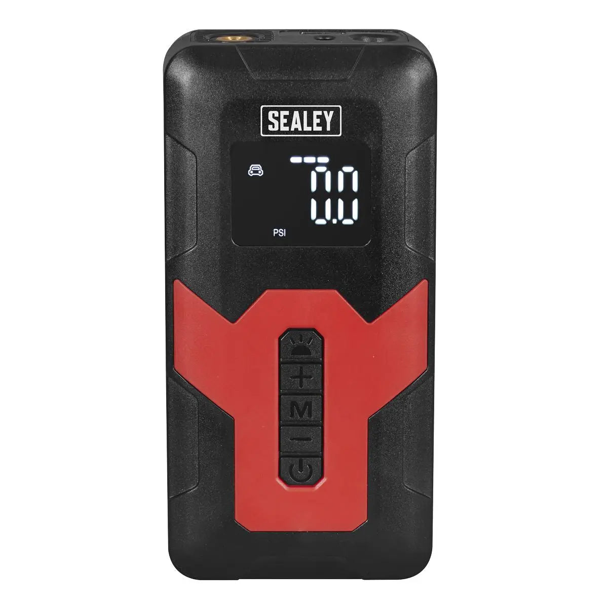 Sealey Rechargeable Tyre Inflator & Power Bank with Worklight 12V  White Rose Tools