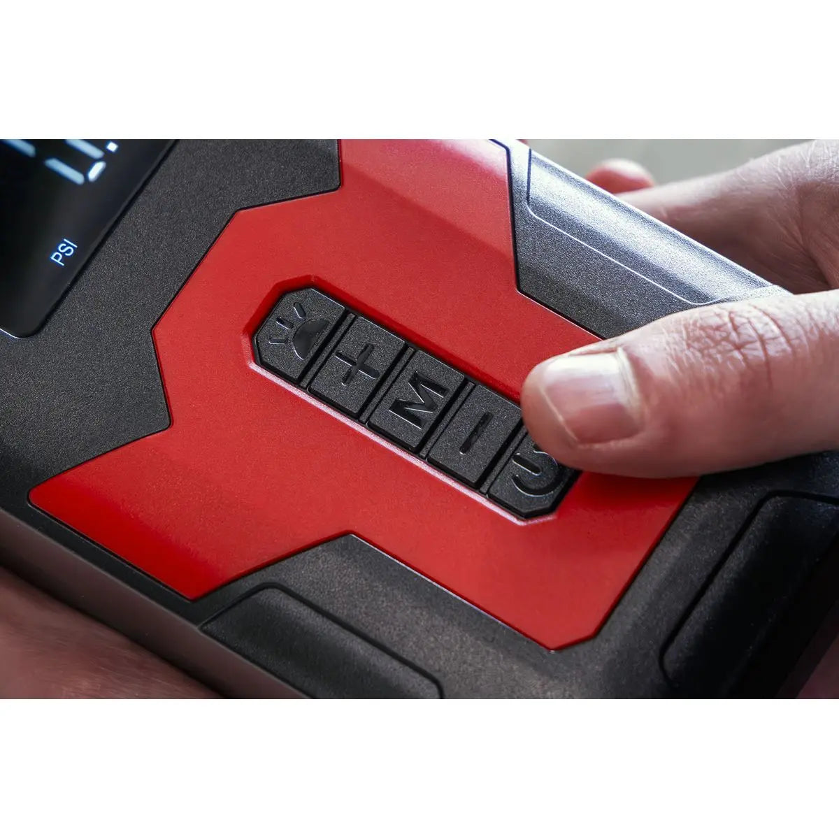 Sealey Rechargeable Tyre Inflator & Power Bank with Worklight 12V  White Rose Tools