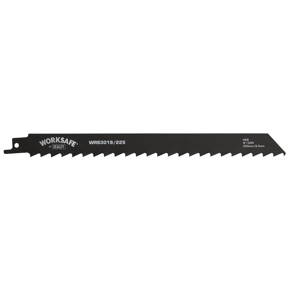 Sealey Reciprocating Saw Blade Wood 225mm 3tpi - Pack of 5