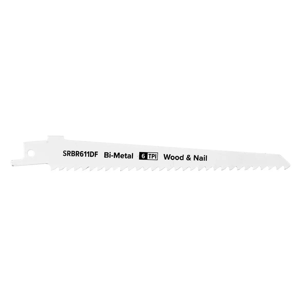 Sealey Reciprocating Saw Blade Wood & Nail 150mm 6tpi - Pack of 5