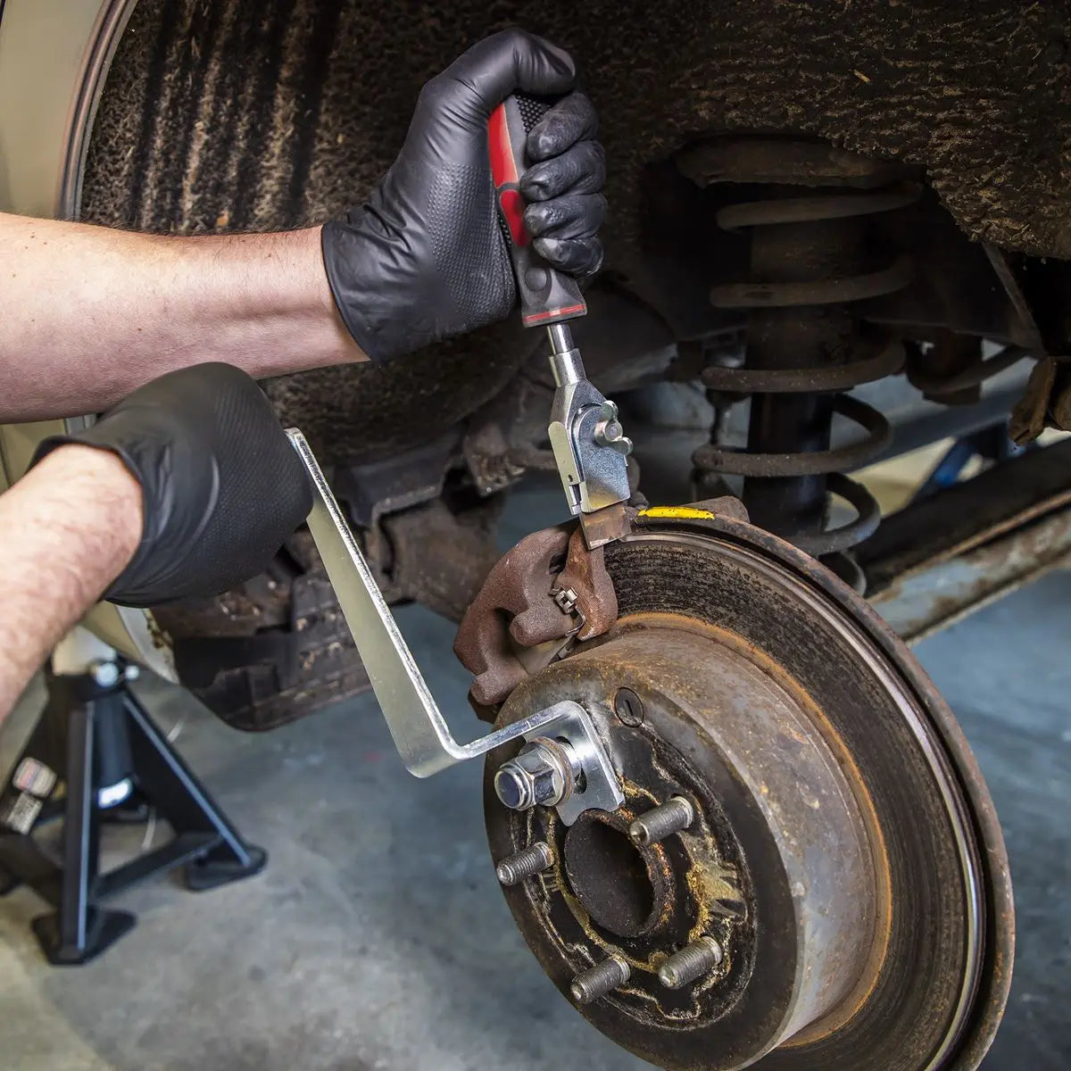 Sealey Remover Brake Disc Lip Set  White Rose Tools