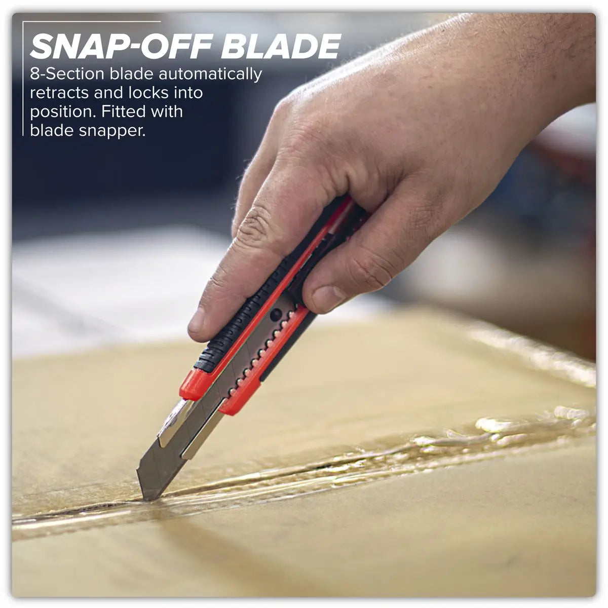 Sealey Retractable Snap-Off Knife Heavy-Duty White Rose Tools