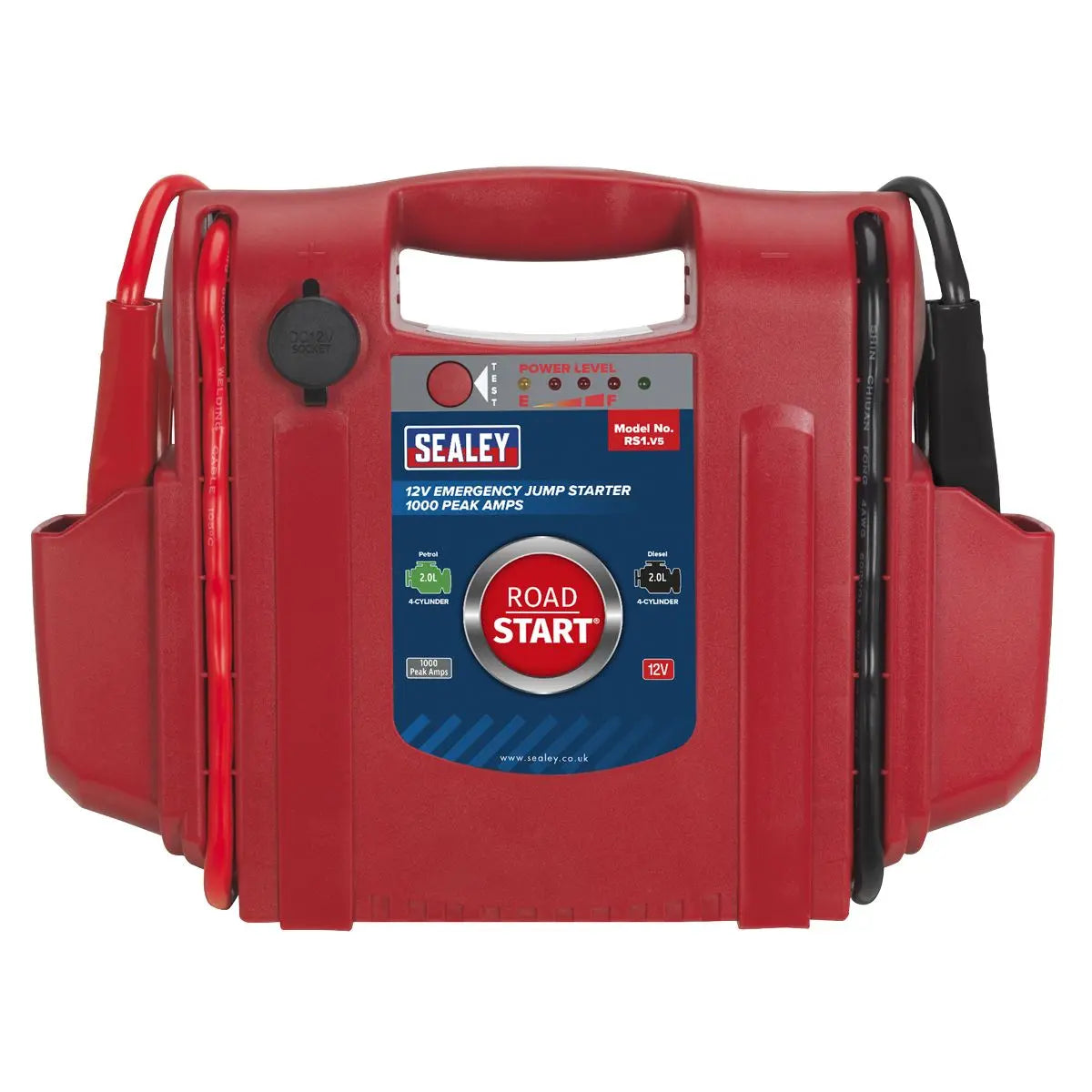 Sealey RoadStart® Emergency Jump Starter 12V 1000 Peak Amps
