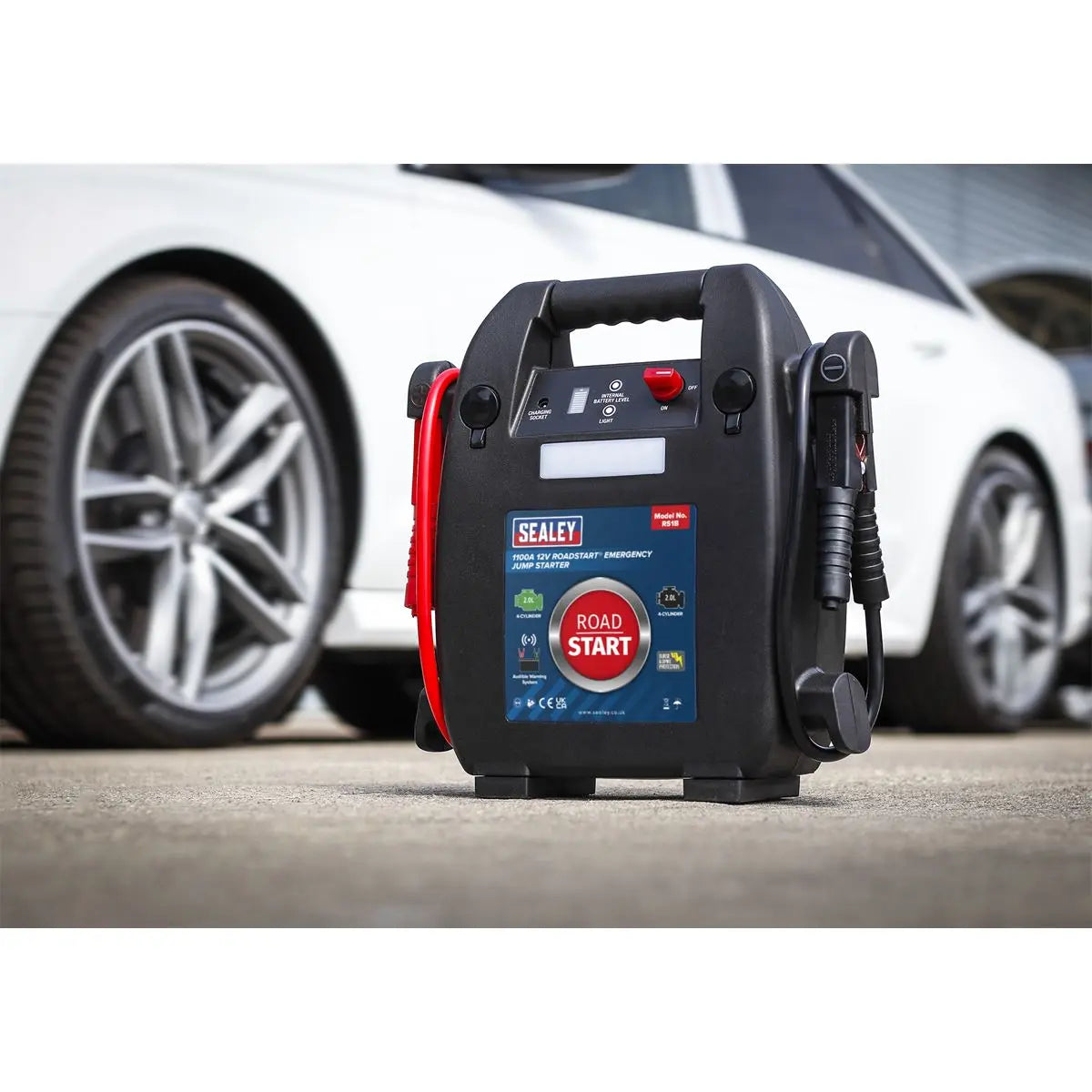 Sealey RoadStart® Emergency Jump Starter 12V 2L 4-Cylinder