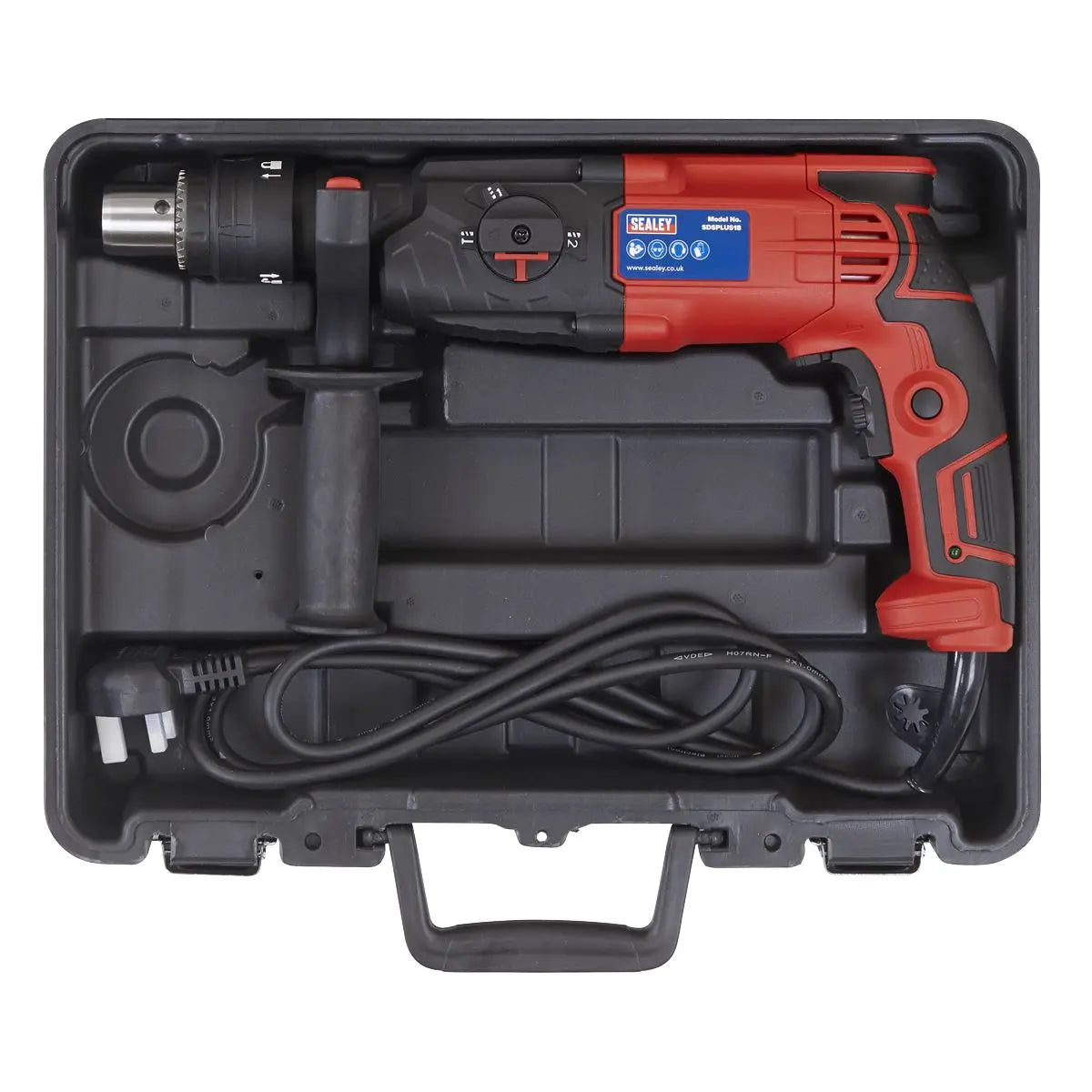Sealey Rotary Hammer Drill SDS Plus Ø18mm 750W/230V