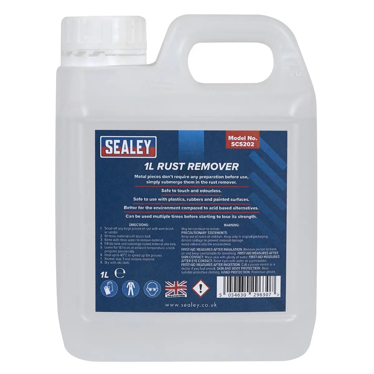 Sealey Rust Remover 1L White Rose Tools