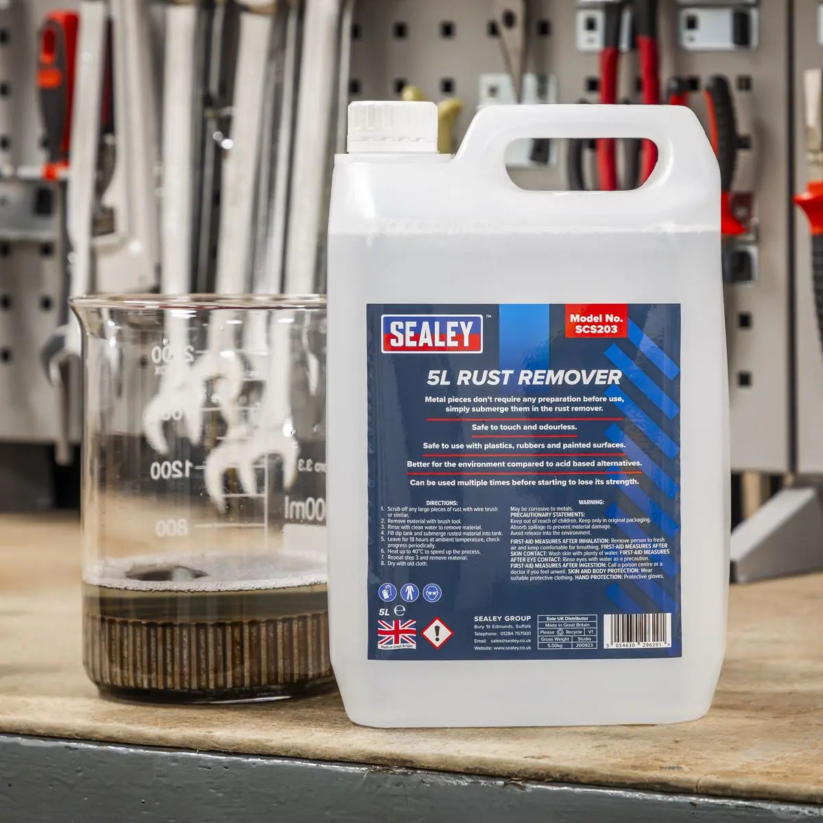 Sealey Rust Remover 5L White Rose Tools