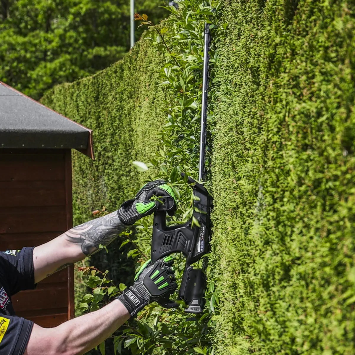 Sealey SV10.8 Series Cordless Hedge Trimmer 10.8V - Body Only White Rose Tools