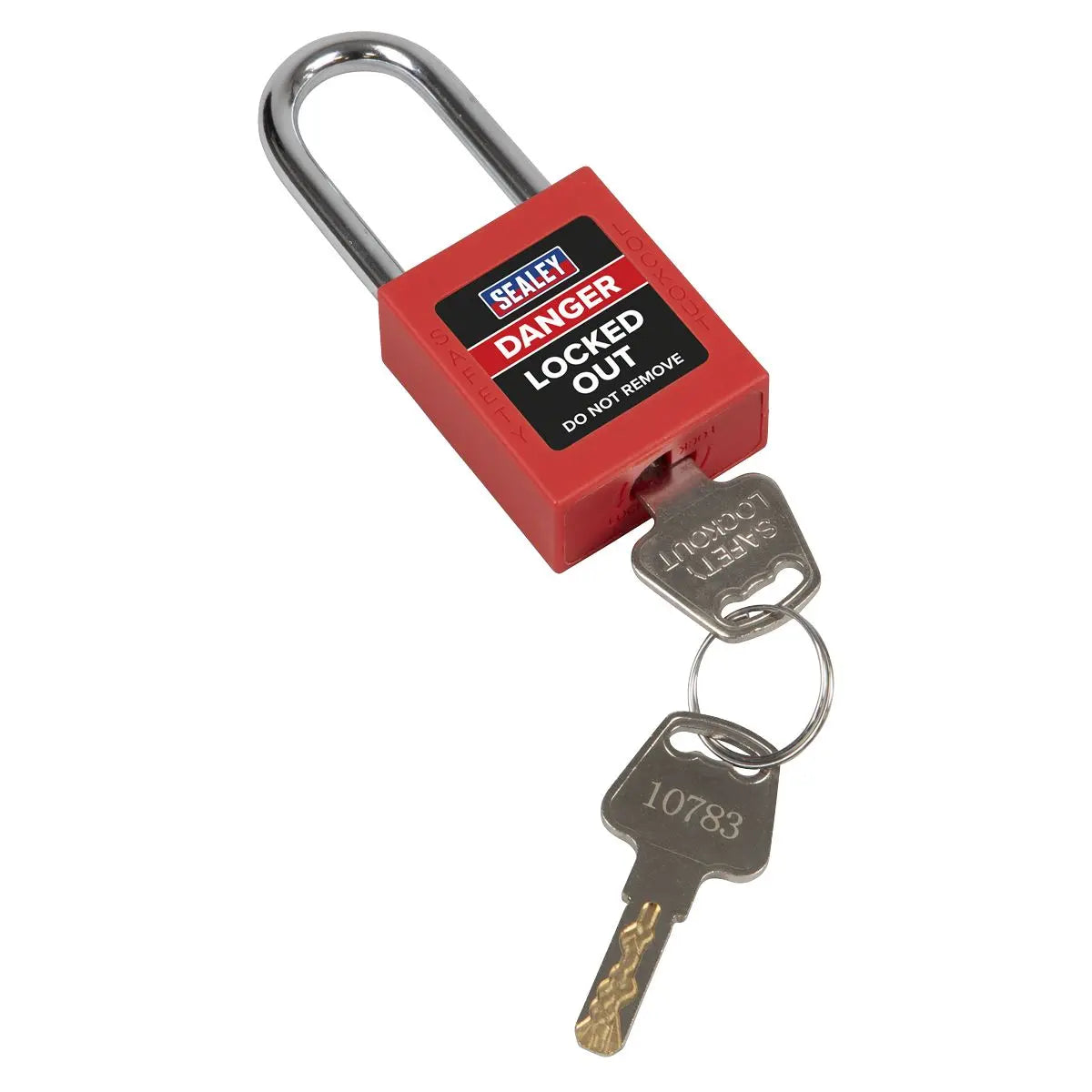 Sealey Safety Lockout Padlock  White Rose Tools