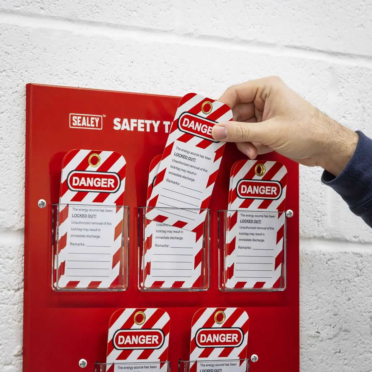 Sealey Safety Tag Station White Rose Tools