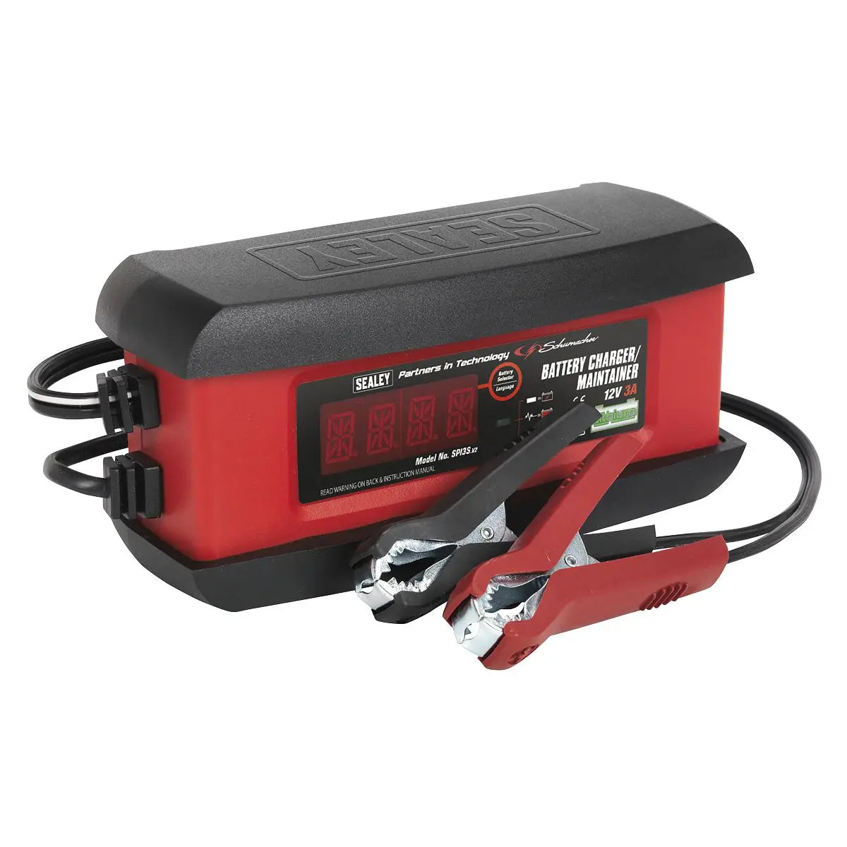Sealey Schumacher Schumacher® Intelligent Lithium Battery Charger/Maintainer 3Amp 12V