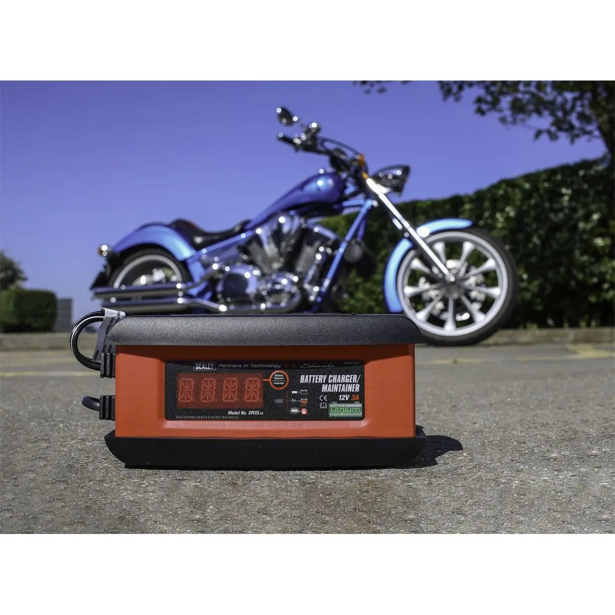 Sealey Schumacher Schumacher® Intelligent Lithium Battery Charger/Maintainer 3Amp 12V